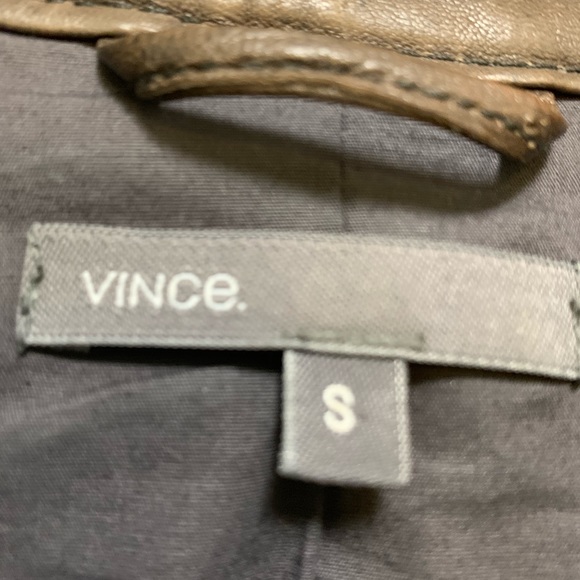 Vince Leather Jacket - Picture 5 of 8